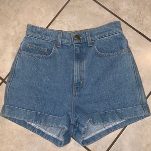 American Apparel High Waisted Shorts